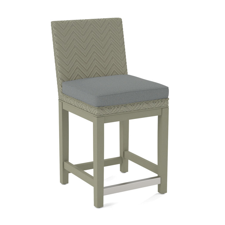 Tabouret de comptoir tissé