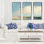 «Colorful Horizon II», reproduction sur toile flottante 3 pièces-62940601