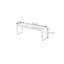 Banc en bois massif Taciser-2107457528
