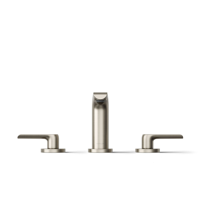 Avid Widespread Bathroom Sink Faucet, Vibrant Brushed Nickel