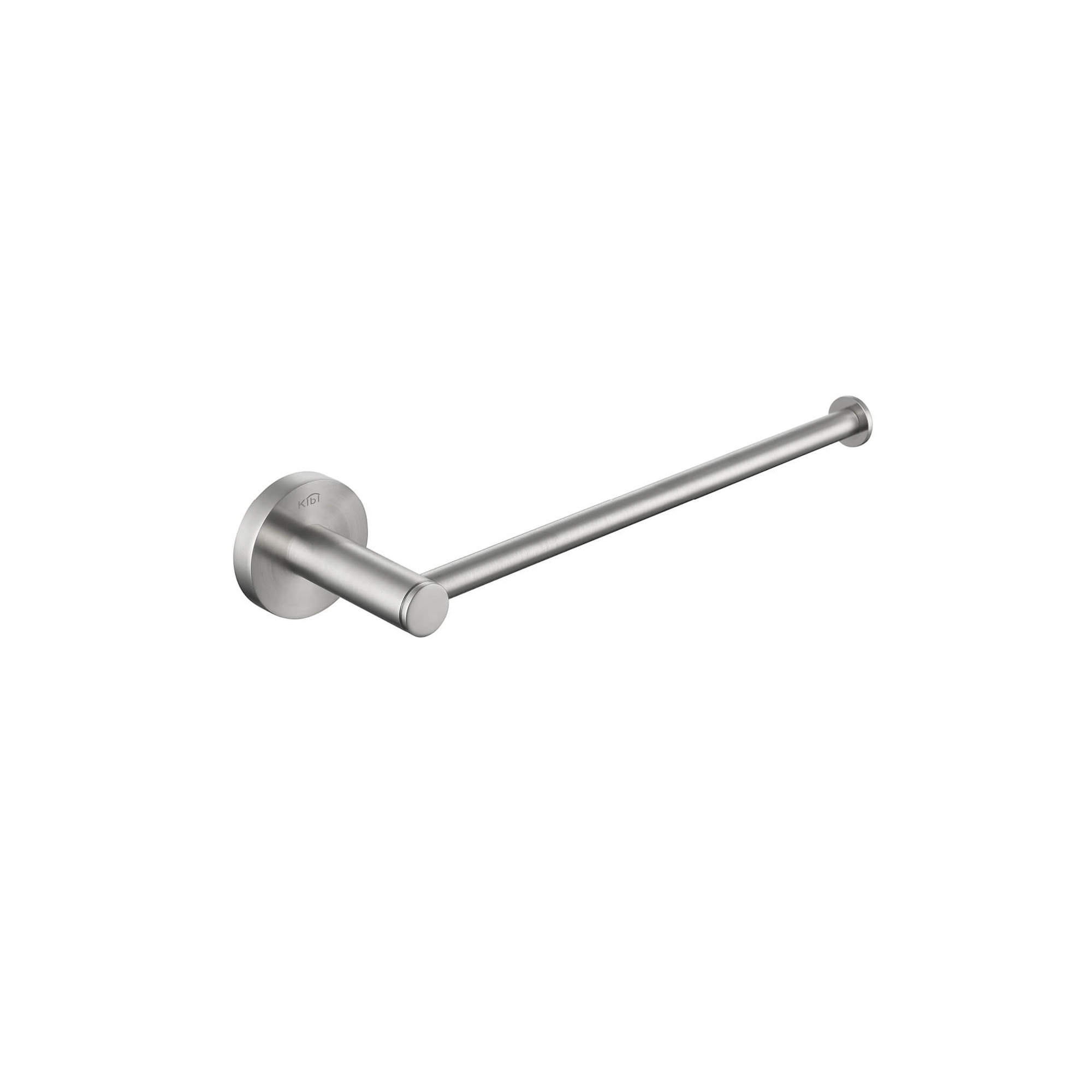 Circular 10'' Towel Bar, Brush Nickel