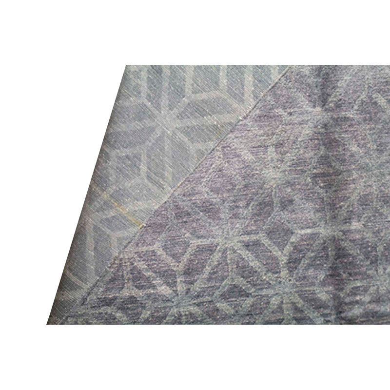 Viscose Geometric Indoor Rug