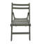 Chaise pliante en bois à lattes Furniture - gris, ensemble de 4, chaise pliante, style pliable