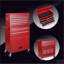 Coffre à outils, armoire de rangement à outils à 8 tiroirs avec coffre à outils amovible 2 en 1, doublure, roues verrouillables, crochets latéraux, chariot à outils en métal pour le garage-130369769