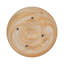 Bol rond rond en verre avec motif tourbillon - Bol décoratif moderne pour décoration intérieure, table d'appoint de chambre à coucher ou tablette - 19 po, orange