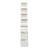 White 4 - Tier Shelf 71.14" H Display Storage Cabinet With 3 Side Drawers And Small Shelves For Ideal In Office Living Room Home Areas-1785998288