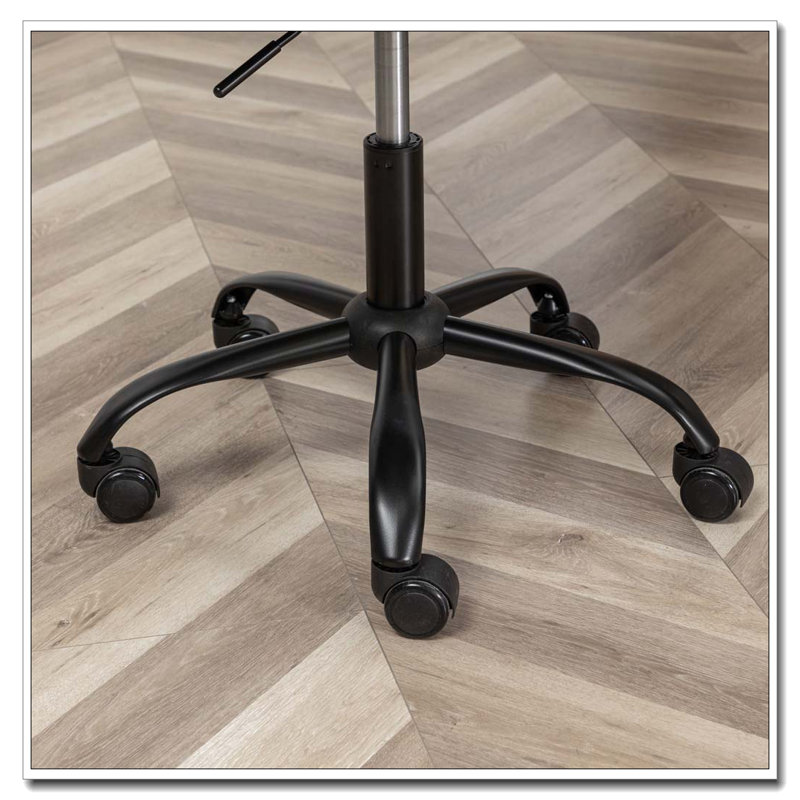 Masar Fabric Swivel Office Chair, Gray