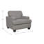 Fauteuil d'appoint gris