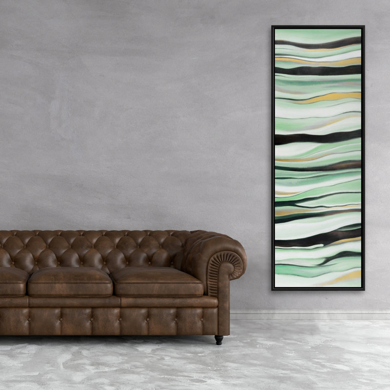 «Mint Mood», reproduction sur toile, H 60 po x l 20 po