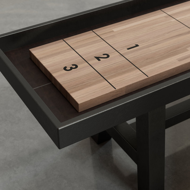 District Mills Shuffleboard Table, Oak, 10'