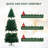 6.5Ft Christmas Tree, Premium Christmas Pine Tree With 1,000 Branch Tips, Artificial Christmas Tree With Metal Hinges, Holiday Tree With Foldable Base, Easy Assembly For Home, Office