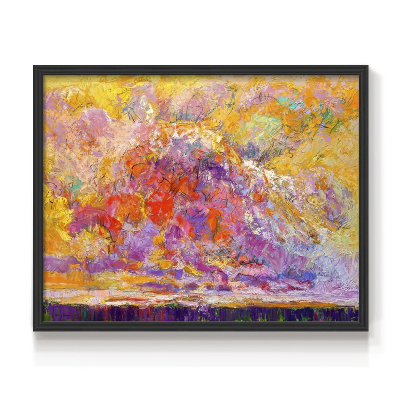Splendide impression sur cadre, Noir, 16" H x 20" W