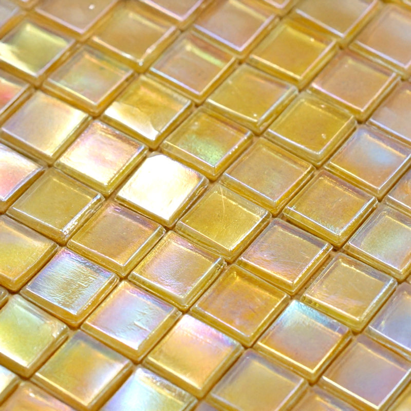 Carreau de mosaïque pour mur et plancher en verre 0,6 po x 0,6 po Skosh
