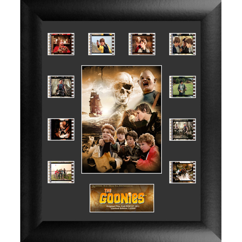 Art mural encadré en édition limitée avec clips 10x The Goonie FilmCells