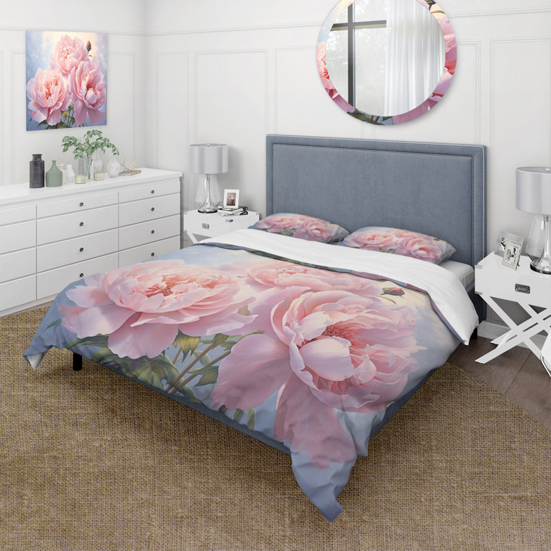  Microfiber / Polyester Duvet Cover Set, Twin Duvet Cover + 1 Standard Sham