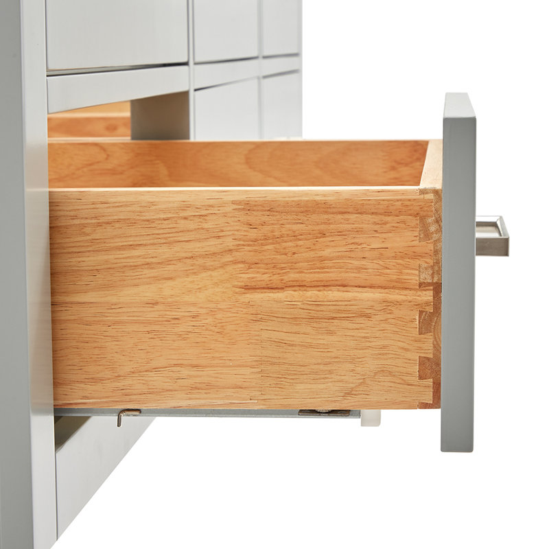 73'' W Double Vanity, Brushed Nickel, White, 61"