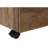 Brown Laminate Office File Cabinet, Rolling, With User- Storage Modern Rolling Shelf Brown, For Purposes