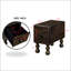 Table de bout en bois massif-2143010856