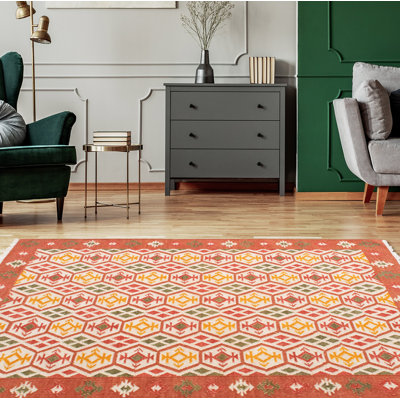 Fairford Wool Southwestern Indoor Rug