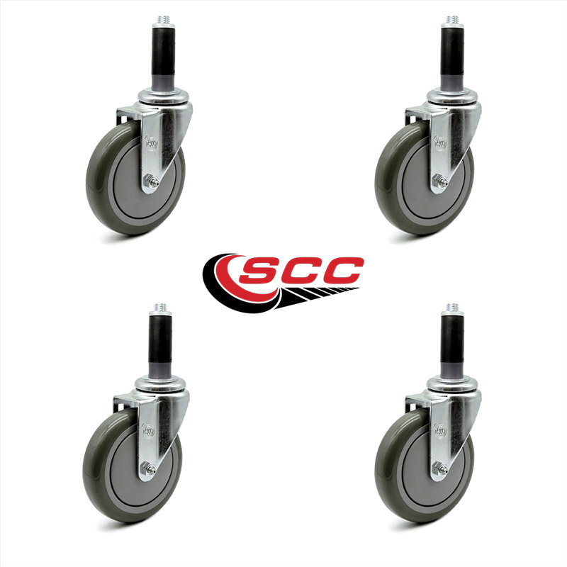 Polyurethane Caster, Gray