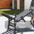 HDPE Outdoor Chaise Lounge with Reclining Backrest, Pool Lounger Chair for Sunbathing and Tanning, Durable and Comfortable-340363316