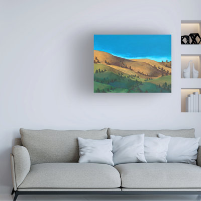 Bolognaise "Golden Hillsides I" sur toile