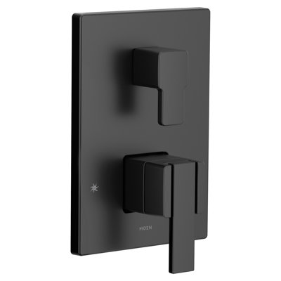 90 Degree M-CORE 3-Series 2-Handle Shower Trim With Integrated Transfer Valve, Valve Required