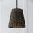 12" W X 12" H 1-Light Small Pendant In White Chalk Wash Made With Handcrafted Mango Wood And Water Hyacinth-70886294