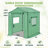 6x6 Portable Pop Up Greenhouse, Walk-In Outdoor Garden Plant Greenhouse-125964751