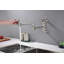 Robinet remplisseur de pot de cuisine mural moderne en laiton avec bras pivotant | Idée de cadeau-122634010-122634012