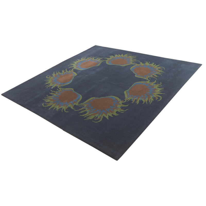 Tapis carré bleu marine Odenton