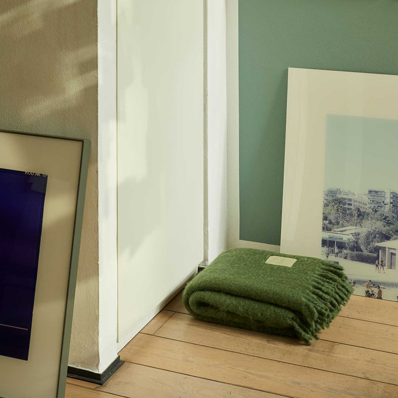 Hand Woven Blanket, Green