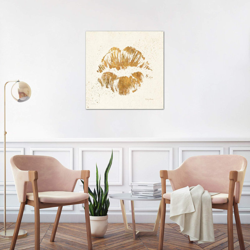 Shoe Fetish Quotes VIII Light by All That Glitters - Wrapped Canvas Painting, 45.72 cm H x 45.72 cm W x 3.175 cm D