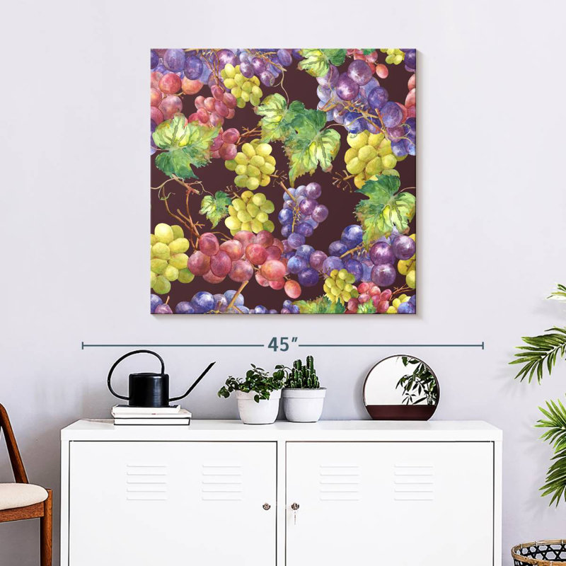 Yarlin Grapes, 30" H x 30" W
