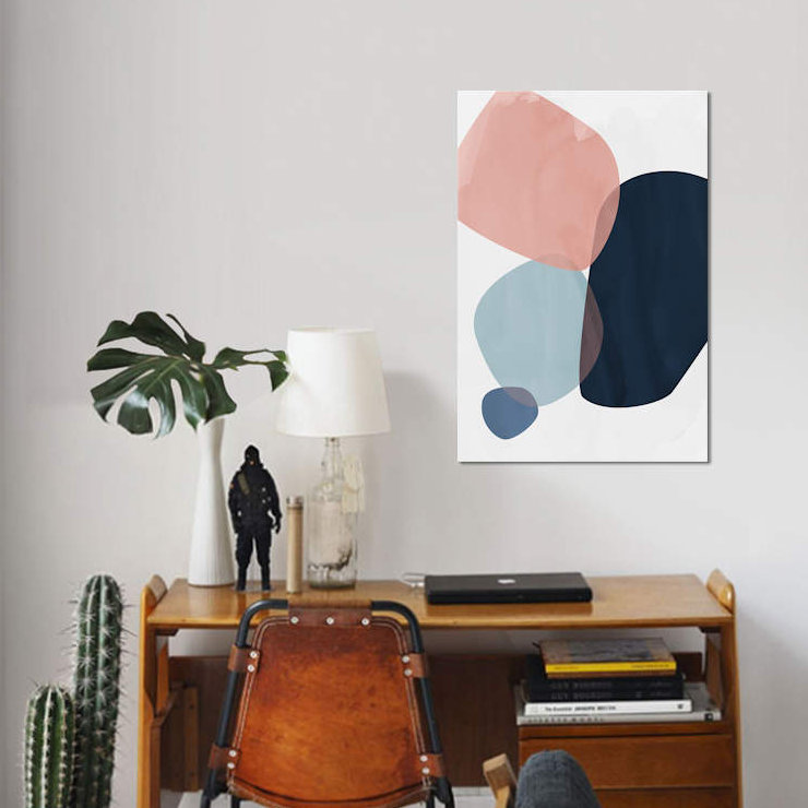 «graphic cl. "h" , impression sur toile, H 12 po x l 8 po x P 0,75 po, Toile tendue, Pas de tapis