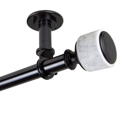 Blaj Steel Adjustable Single Curtain Rod