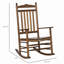 Chaise berçante à haut dossier Traditional