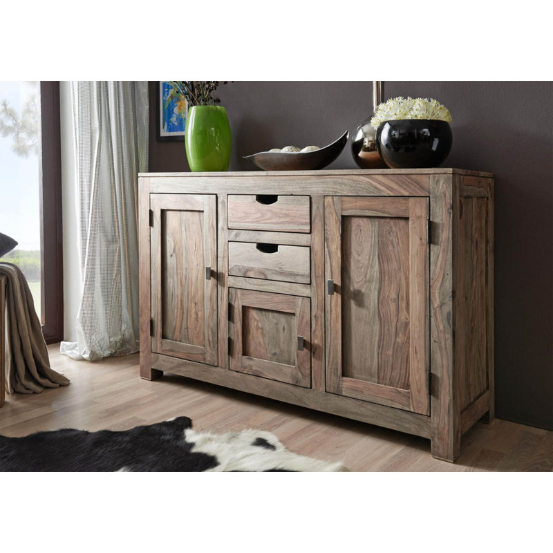 Nature 130cm Solid Wood Sideboard