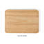 Planche à découper en bois de caoutchouc 13,6 x 9,5 Calphalon Edge Guard-122259459
