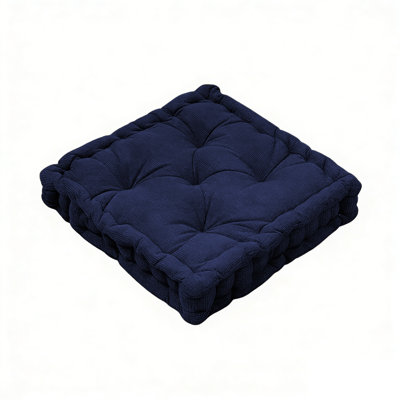Square Microfiber  Floor Pillow /Cushion,Yellow.