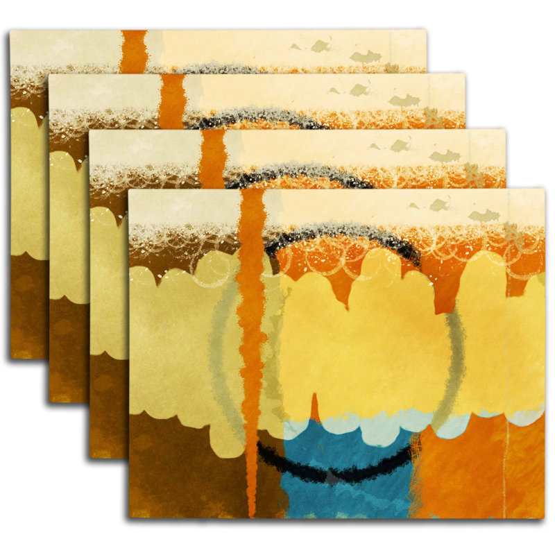 Napperon abstrait en polyester