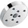 Multi Function Fixed Shower Head with H2Okinetic Technology