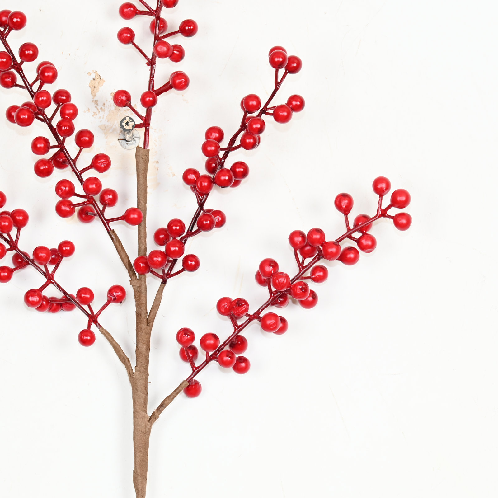 Berry Floral Stems, Red