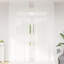 Curtains With Curtains Floral White Polyester-384632973