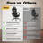 High-Back Adjustable Reclining Ergonomic Fabric PC & Racing Game Chair-1168417977
