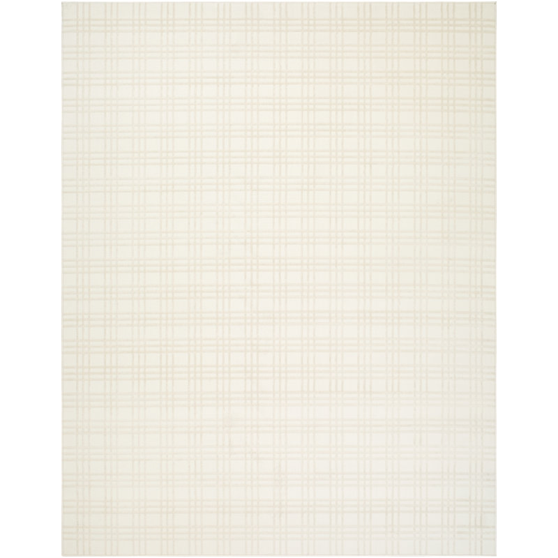 Tapis tissé à la machine Lottie de Jenni Yolo Home x Livabliss, Ivoire/crème, Rectangle 7 pi 10 po x 10 pi