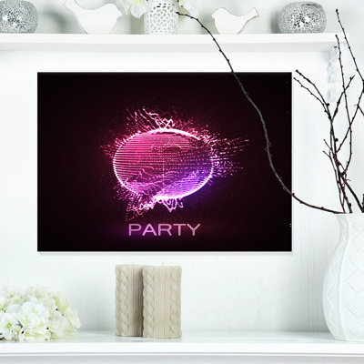 " Purple Party Neon Sign "