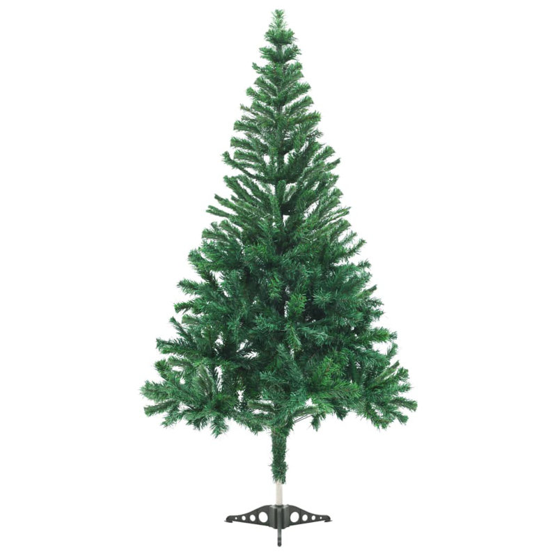 Artificial Christmas Tree Christmas Display Tree with LEDs and Ball Set, 5.91ft H