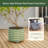 17.5" Tall 21" Wide Round Metal Outdoor Rolling Tree Planter-128635681-128635682