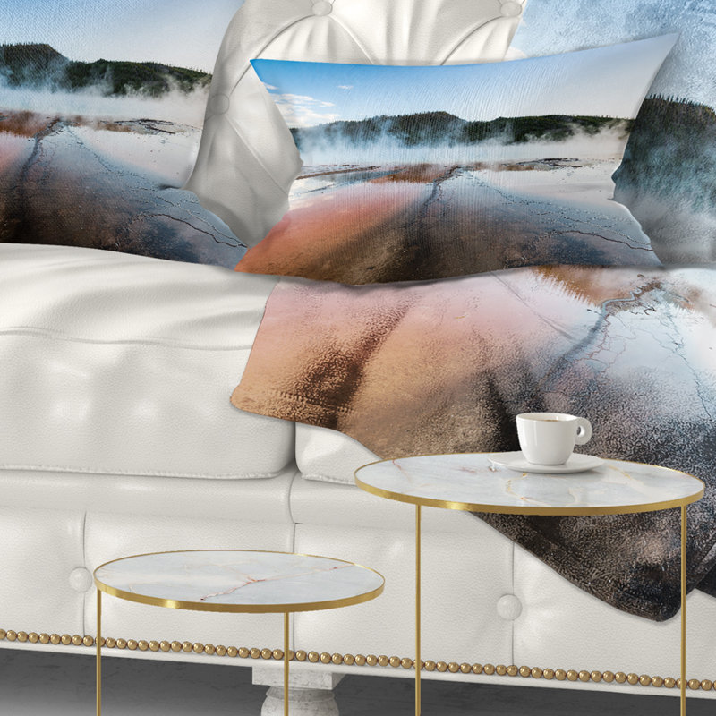 Coussin lombaire de mer très prismatique grand au coucher de mer